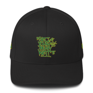 gybw embroidered structured twill cap